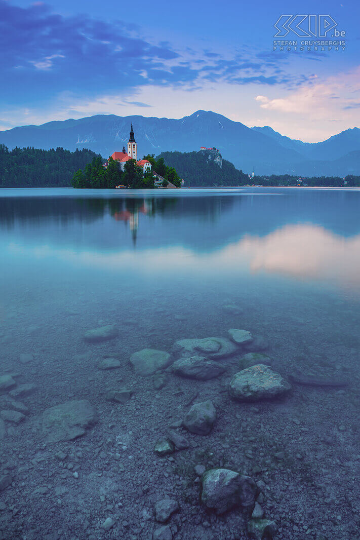 Lake Bled The beautiful Lake Bled is one of the most popular and most important tourist attractions in Slovenia. It is located in northwestern Slovenia in the Julian Alps just outside the Triglav National Park. The 500-year-old Church of Mary the Queen  is located on the island in Lake Bled. Stefan Cruysberghs